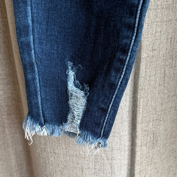 Kancan Women's Skinny Blue Denim Jeans - Picture 4 of 8